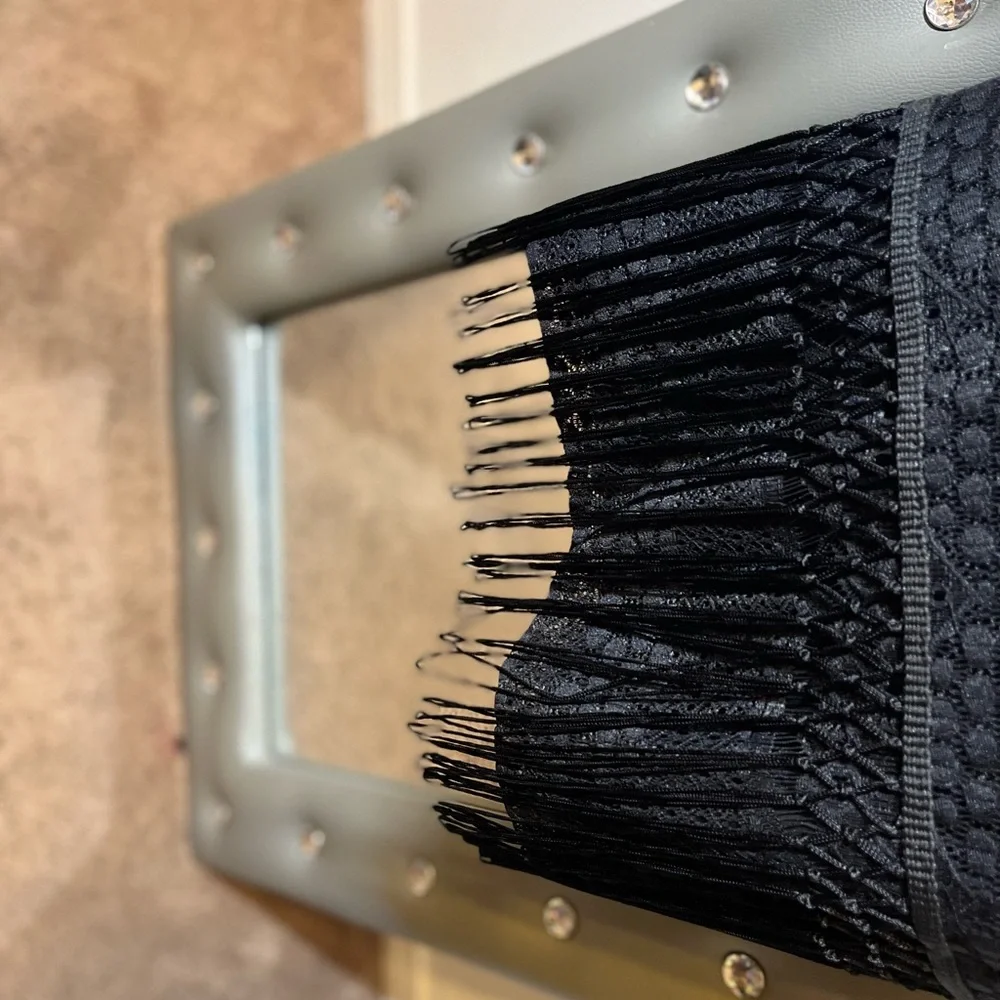 Black Tie Sassy Sheath Fitted Dress - Picture 3 of 3